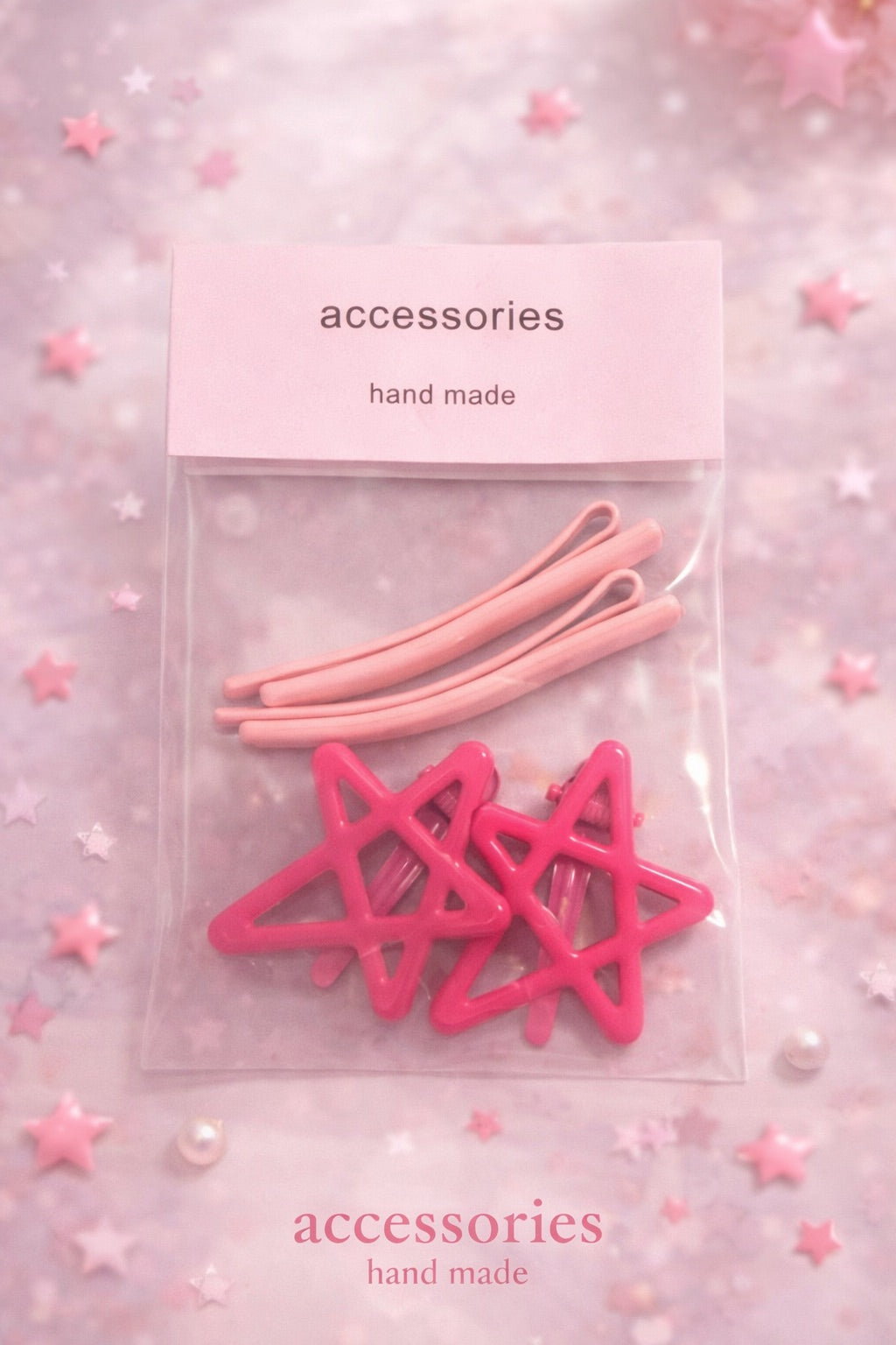 Y2K Star Clip Set
