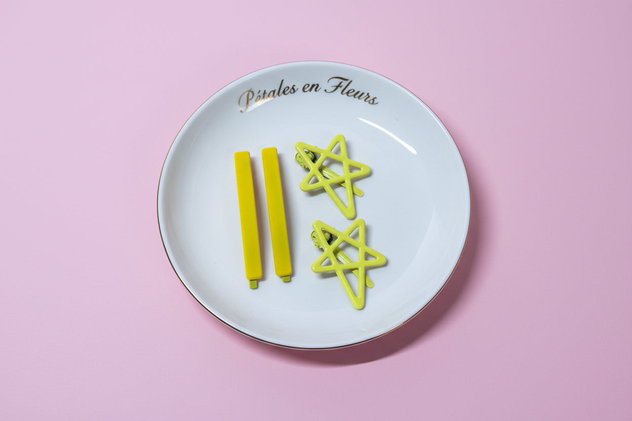 Y2K Star Clip Set