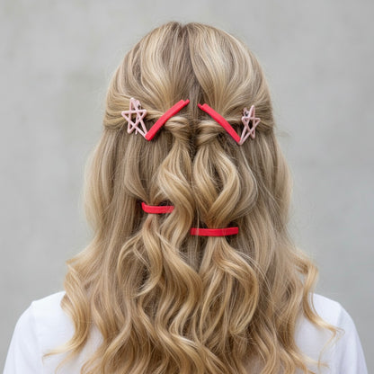 Y2K Star Clip Set